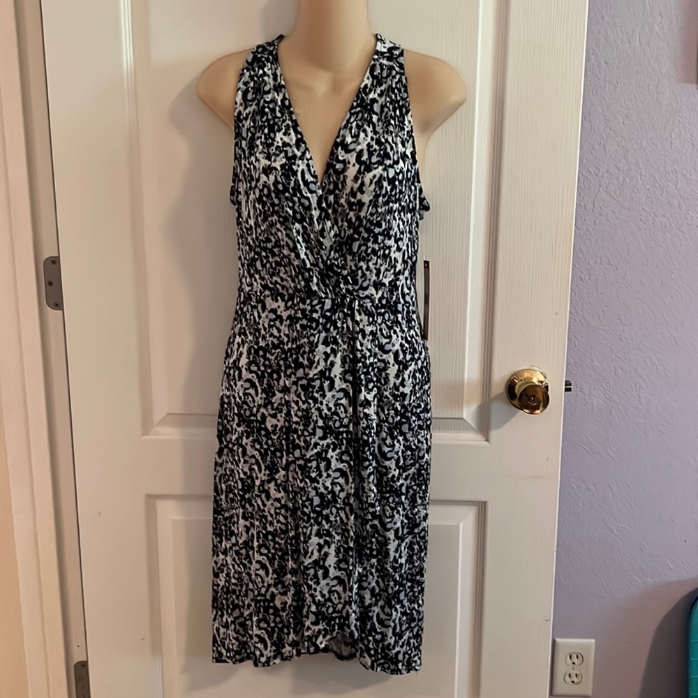 NWT Catherine Malandrino Faux Wrap Dress